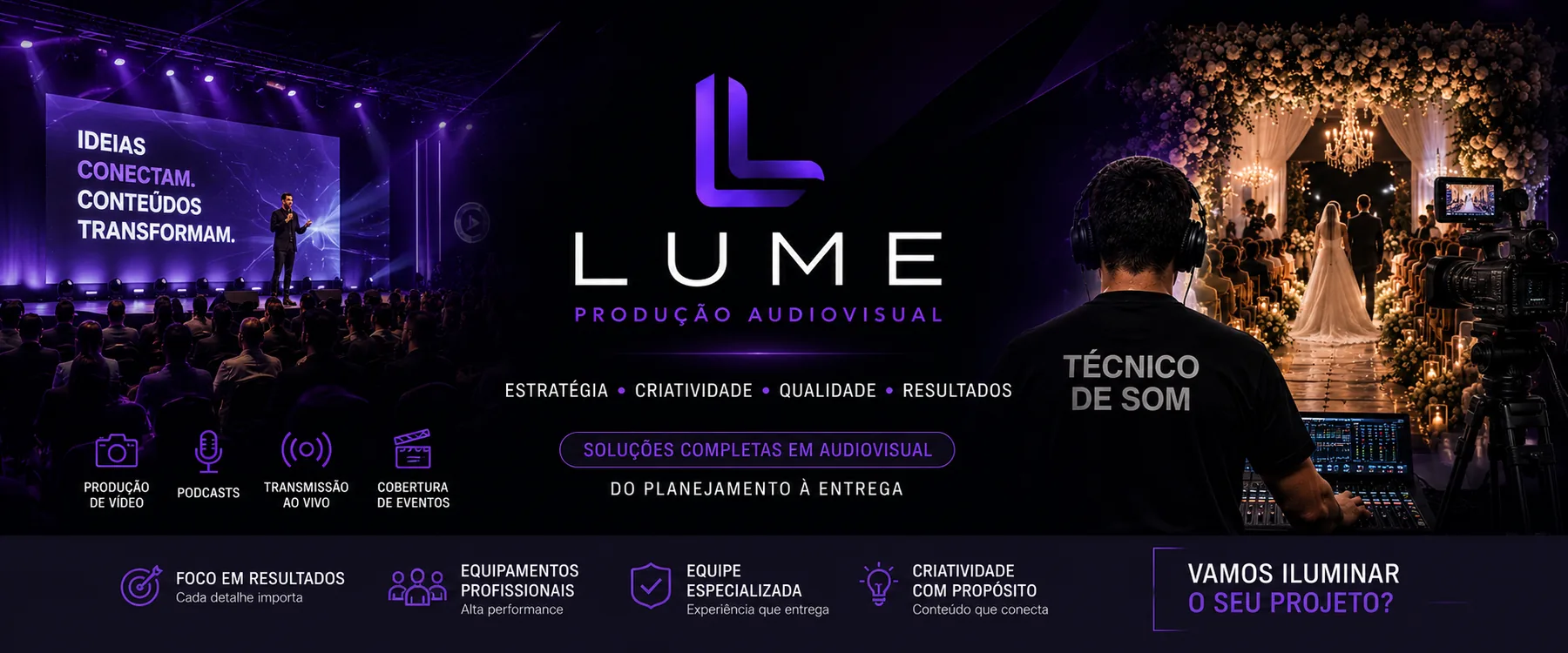 Eventos e audiovisual
