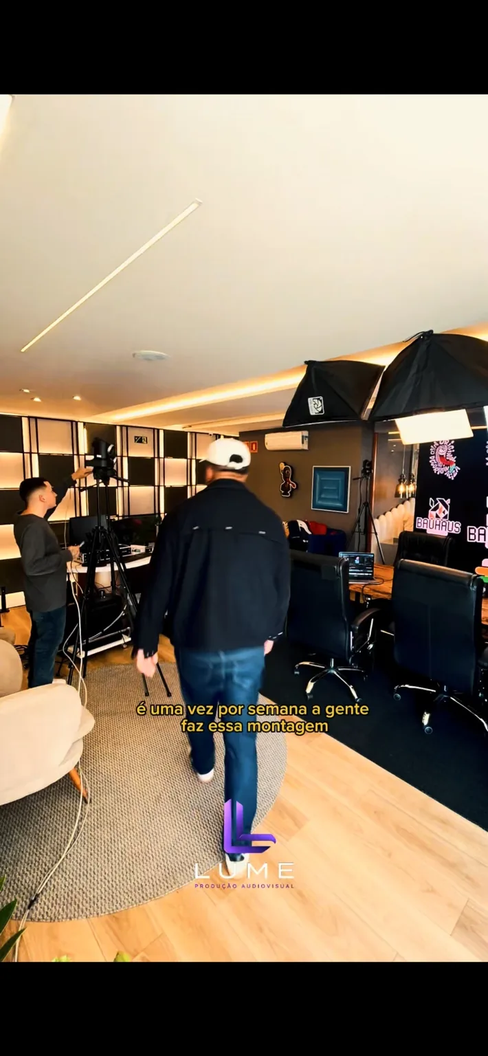 Produção de podcast